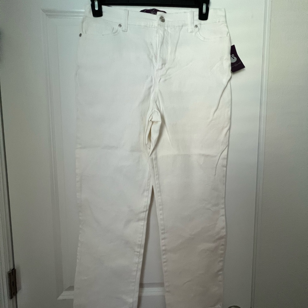Gloria Vanderbilt vintage  White Amanda Petite Jeans